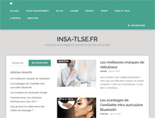 Tablet Screenshot of insa-tlse.fr